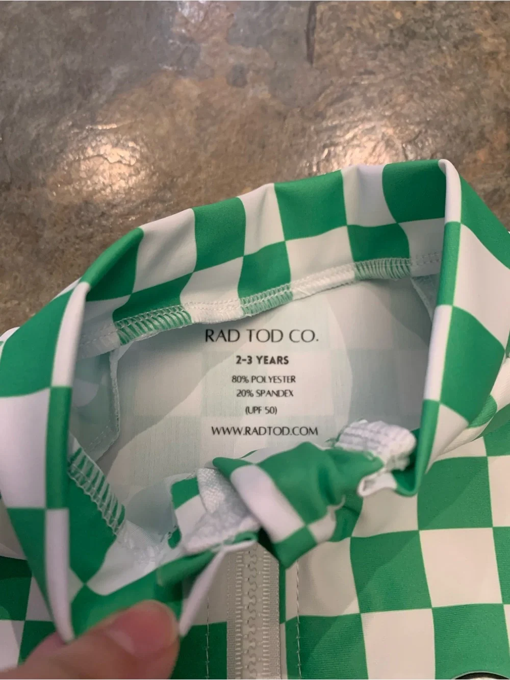Rad Tod co. brand new swimsuit, size 2-3 years - Picture 4 of 5